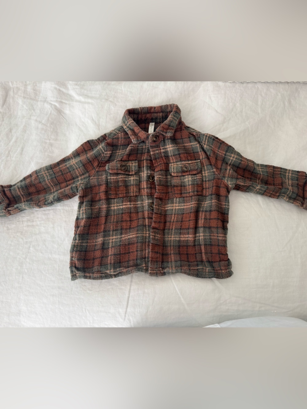 Rylee + Cru Holiday Pocket Flannel Shirt